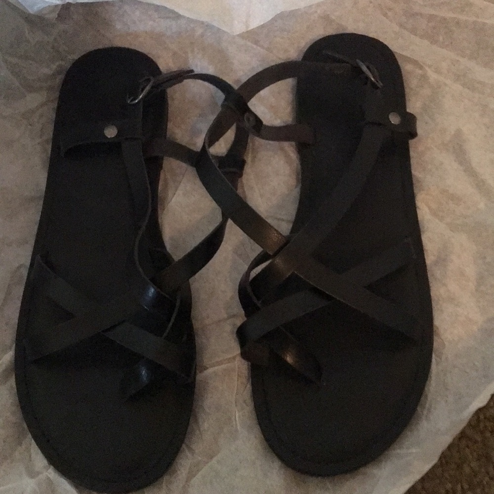 Black sandals